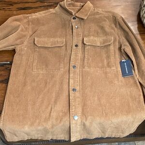 Men's Brown Corduroy Shirt